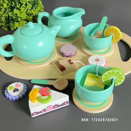 Детский игрушечный чайный набор с десертами и аксессуарами «Волшебный Чайный Сервиз»